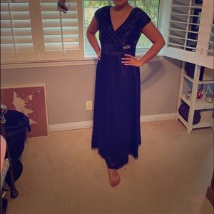 Stunning classic blue formal gown